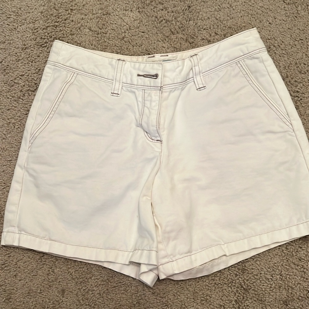 Boden Cream Shorts 2